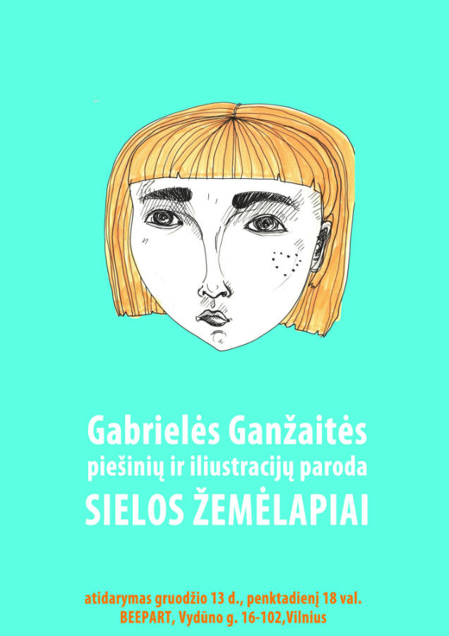 Gabrielės Ganžaitės paroda  “SIELOS ŽEMĖLAPIAI”